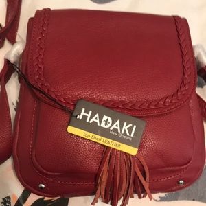 Hadaki saddle bag deep red